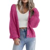 Zeagoo Cropped Sweaters for Women 2025 Fall Button Down V