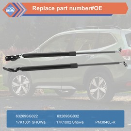 ZONFANT 2Pcs Rear Tailgate Door Lift Support Strut Compatible with Subaru Vehicle 2014-2018 Forester 2.0L 2.5L Bracket Hatch Struts, Replace#63269SG032 63269SG022 17K1001 17K1002 PM3848L-R showa