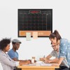 TORASO Chalkboard Calendar & Corkboard, Magnetic Surface 24" x 32"
