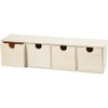 55766 Create Craft - 4 Drawer Box plywood 1pc