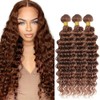 TARPION Light Brown Bundle Color #30 Loose Deep Wave Human