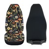 Quelytytrip Mushroom Daisy Print Auto Seat Covers for Cars Trucks
