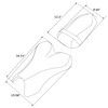 C.C. RIDER Front Driver & Rear Passenger Seat Fit For