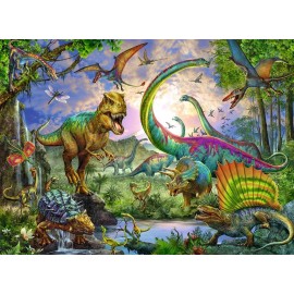 Ravensburger Rompecabezas Ravensburger 200 Piezas Reino De Dinosaurios