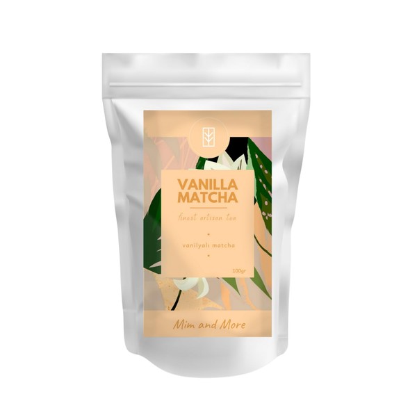 Mim and More Vanilla Matcha - Vanilya Aromalı Matcha, 50