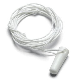 John Bunn Trach Plug Jackson #6, Decannulation Stopper, White, Tracheostomy Supplies, 3255-6
