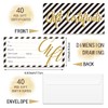 Doodlream 40 Sets Gift Certificate for Business, Blank Gift Cards