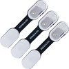 Clip-on clothing lights, magnetic clip red and white flashing lights