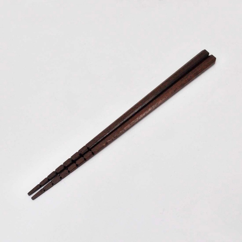 Ishida 10661 Universal Chopsticks with Anti-Slip 18 Brown
