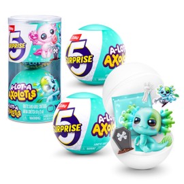 5 Surprise A-Lot-A Axolotls, Series 1, Surprise Themed Axolotls with 5 Unique Accessories and Play Accessories, Fun, Imaginative Toys for Kids, Gift for Boys and Girls Aged 3+ Years Old (2 Pack)