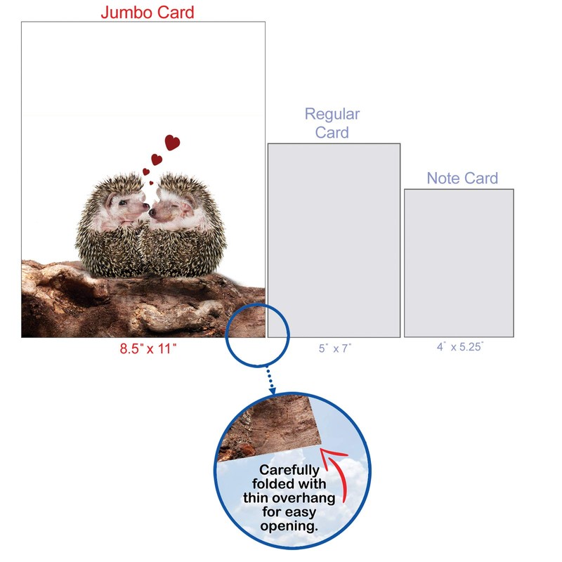 The Best Card Company, Jumbo Valentine's Day Card (8.5 x