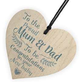 RED OCEAN Mum & Dad To Be Baby Shower Birth Gift Congratulations Mummy Daddy New Baby Bump Present