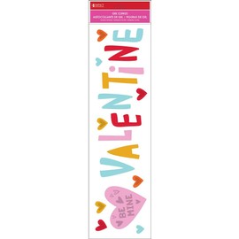 Impact Innovations Hugs & Kisses Valentine Gel Clings, 5.5 x 21