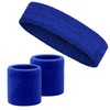 Flintronic Pack of 3 Sweatbands Wrist, Absorbent Wrist Sweatbands for