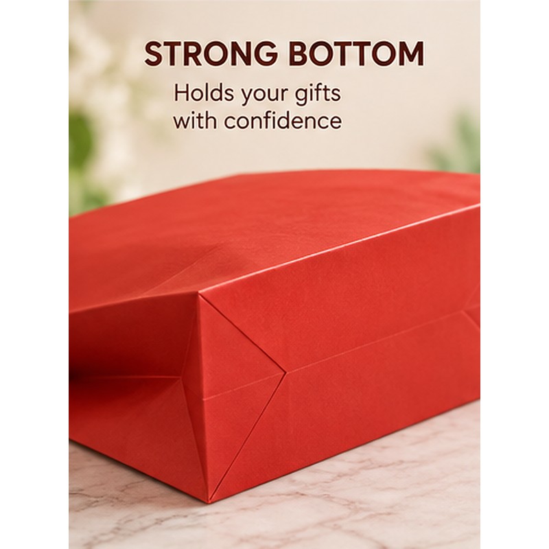 Kraft Paper Gift Bags with Handles for Party Favors –