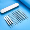 Blackhead Remover Tools, 15 PCS Pimple Popper Tool Kit, Acne