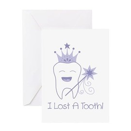 CafePress I Lost A Tooth! Greeting Cards Folded Greeting Card Glossy
