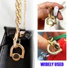 D Rings for Purse, Heavy Duty Leather Rivets Button and