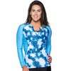 Tuga Women's 1/4 Zip Rash Guard, UPF 50+, USA Made,