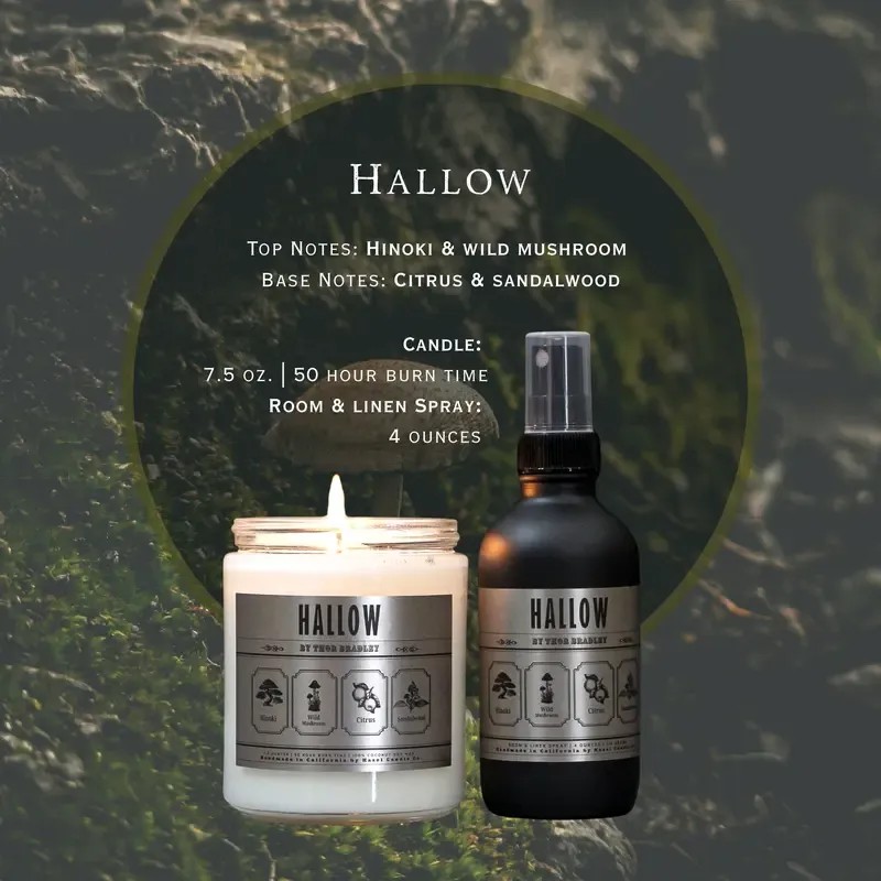 Hallow by Thor Bradley – A Dark Forest-Inspired Candle &