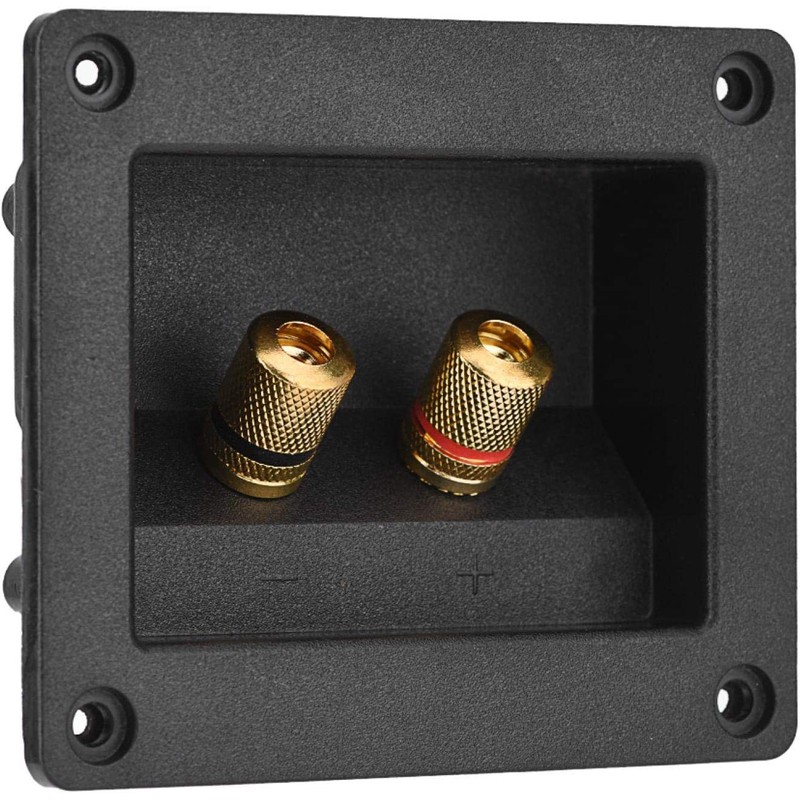 cablepelado Set of 2 Square Speaker Terminals