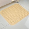 Shower Mat, 48 x 48 cm, Non-Slip Square Bath Mat,