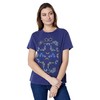 Lucky Brand Women's Butterflies Boyfriend TEE, Blue Ribbon