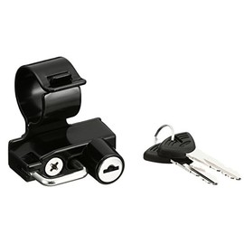 Kijima 303-1553 Motorcycle Parts Helmet Lock Holder Steel Anti-theft CB400SF/CB400SB ('14-) Black