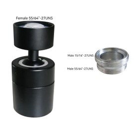 Big Angle Rotate Kitchen Sink Faucet Attachment,bathroom faucet nozzle aerator,faucet extender, swivel dual flow sprayer