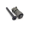 MS3106A10SL-4S Industrial Circular Connector, MIL-DTL-5015 Series Threaded Connector 2 Pin