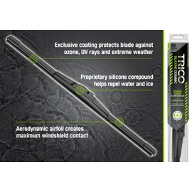TRICO Silicone Ceramic™ (90-190) 19 Inch Automotive Replacement Windshield Wiper Blades For my Car, Ceramic Coated Silicone Super Premium All Weather Beam Blade for Select Vehicle Models