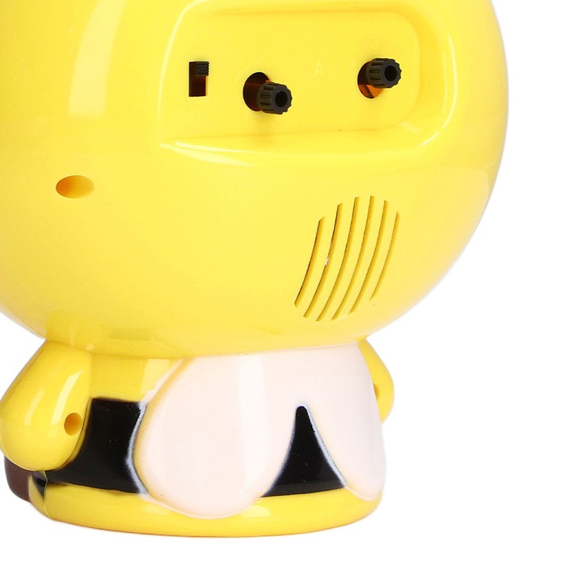 Alarm Clock Cute Cartoon Safe Use Silent Tick Light Weight
