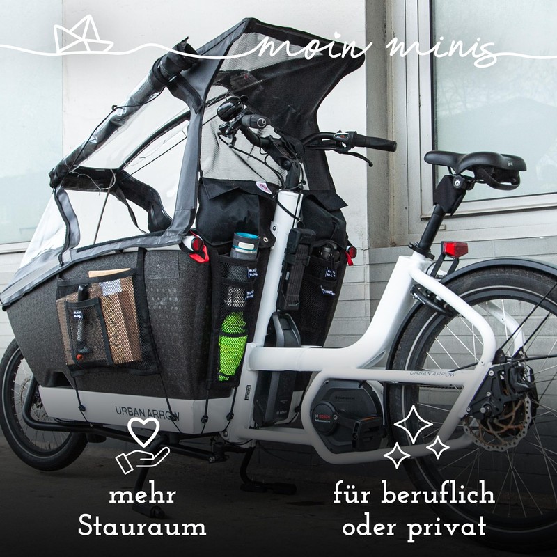 moin minis Rear Luggage Net for Urban Arrow Family Cargo