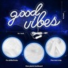 Blue Good Vibes Neon Sign (16.1 x 8.3 inch)