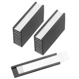 PATIKIL Magnetic Label Holder 4" x 2" with Paper Inserts, 25 Pcs C Channel Magnetic File Cabinet Labels Shelf Data Card Holder Signs for Metal Racks Shelves Whiteboard Tool Box