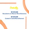 Anguila Max - BI-Nylon-Einzelfaser-Kabeleinziehhilfe, 22 m, 4mm, Kombi-Endstücke, lachsfarben