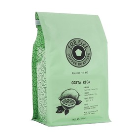 For Five Coffee Roasters - Roasted In NYC - Costa Rica Monte Crisol Light Roast (Origin:Sanriago, Costa Rica), Ground 12 oz