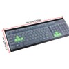 Clear Desktop Computer Keyboard Cover Skin for PC 104/107 Keys