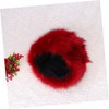 Mikinona Warm Fashion Faux Fur Hat Plush Red Beanies for