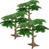 Toddmomy Model Pine Trees, 3Pcs Model Train Trees Miniature Trees