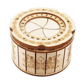 Harilla Wooden Puzzle Box, 3D Wooden Puzzle, Money Gift, Puzzle Boxes, Puzzle Box and Birthday Gift for Adults and Children, Mechanical Treasure Chest, Gift Box, Puzzle Game, Travel Game