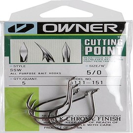 SSW Hook Pocket Pack 5/0 5-Pkg.