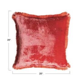 Creative Co-Op, Berry Bliss Eyelash Fringe Pillow