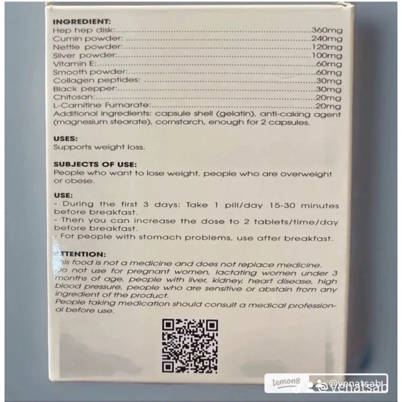 Quemador de grasa Ana Detox. (3 cajas)