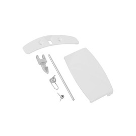 AEG Washing Machine Door Handle White Pull Handle Round Plastic Single