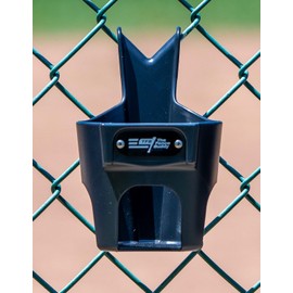 The Fence Buddy, Hanging Bottle Holder for a Fence Color: Black
