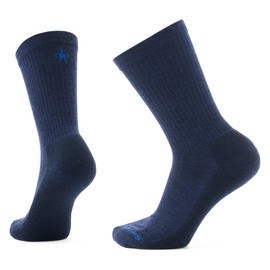 Smartwool Unisex Everyday Solid Rib Crew Socks Deep Navy Small