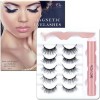Magnetic Eyelashes Set Magnetic Eyelashes, Magnetic Eyeliner Kit Natural Look.