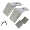 ORIGINAL Door handle Repair Set Door Handle silver Fridge Freezer