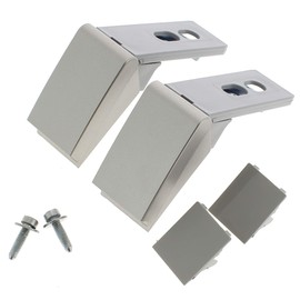ORIGINAL Door handle Repair Set Door Handle silver Fridge Freezer Wardrobe Liebherr 9590180